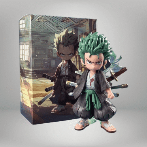 One Piece: Mô hình Zoro AI Chibi Dáng Đứng - 15cm - Có Box