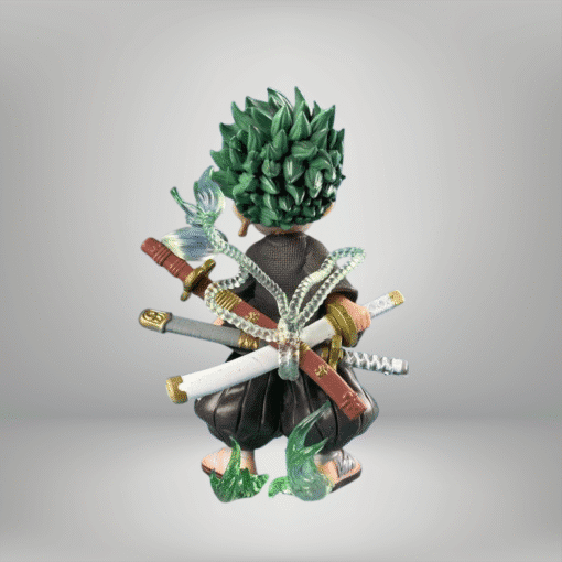 One Piece: Mô hình Zoro AI Chibi Dáng Đứng - 15cm - Có Box