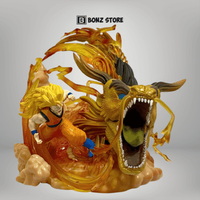 Mô Hình DragonBall- SonGoKu Đấm Rồng Siêu Khủng Phiên Bản Độc Đáo & Ấn Tượng Kích Thước 22x30 cm Chất Liệu PVC Cao Cấp