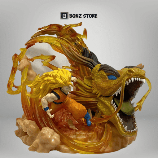 Mô Hình DragonBall- SonGoKu Đấm Rồng Siêu Khủng Phiên Bản Độc Đáo & Ấn Tượng Kích Thước 22x30 cm Chất Liệu PVC Cao Cấp