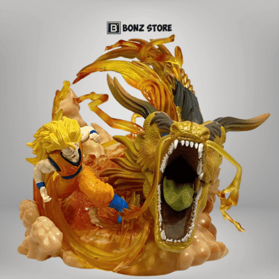 Mô Hình DragonBall- SonGoKu Đấm Rồng Siêu Khủng Phiên Bản Độc Đáo & Ấn Tượng Kích Thước 22x30 cm Chất Liệu PVC Cao Cấp