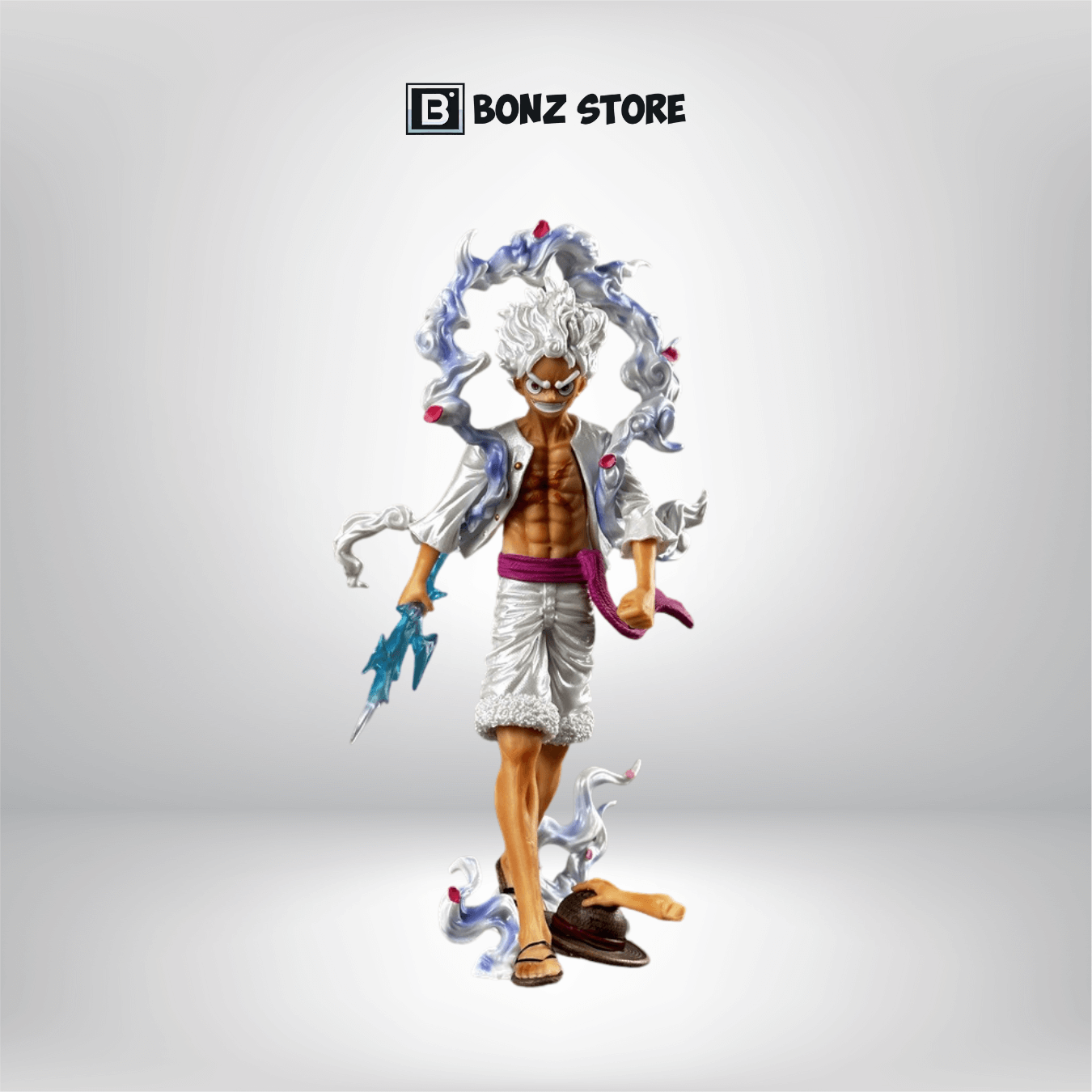 Mô Hình One Piece – Luffy Gear 5 Đi Bộ - Figure Anime PVC 23cm Cao Cấp Mô Hình One Piece – Luffy Gear 5 Đi Bộ - Figure Anime PVC 23cm Cao Cấp