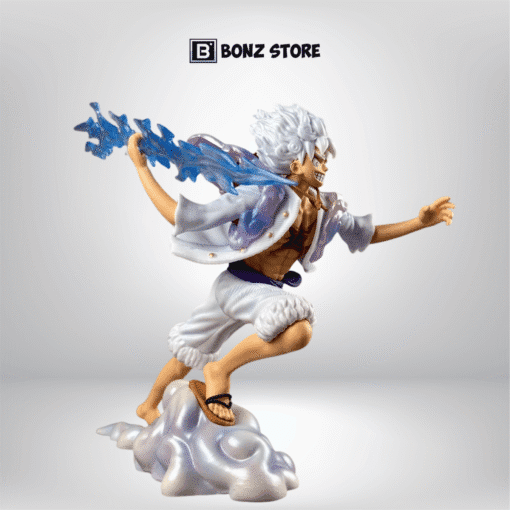 Mô Hình One Piece - Luffy Gear 5 Đạp Mây Ném Sấm Sét - 22cm PVC Có Box