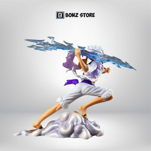 Mô Hình One Piece - Luffy Gear 5 Đạp Mây Ném Sấm Sét - 22cm PVC Có Box