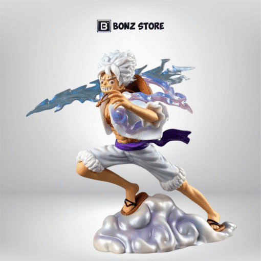 Mô Hình One Piece - Luffy Gear 5 Đạp Mây Ném Sấm Sét - 22cm PVC Có Box