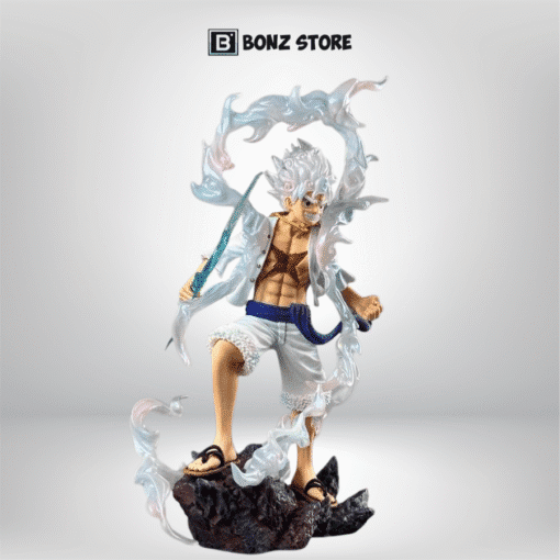 Mô Hình Luffy Gear 5 Nika Sấm Sét 28cm – PVC Cao Cấp One Piece