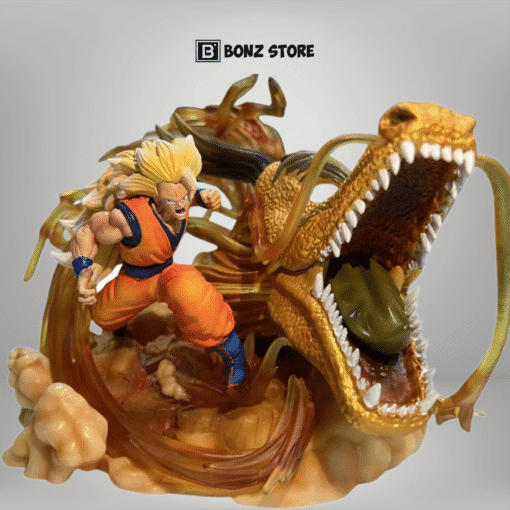 Mô Hình DragonBall- SonGoKu Đấm Rồng Siêu Khủng Phiên Bản Độc Đáo & Ấn Tượng Kích Thước 22x30 cm Chất Liệu PVC Cao Cấp