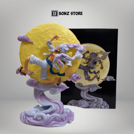 Mô Hình Luffy Ánh Trăng Vàng One Piece - Cao 28cm Chất Liệu PVC Cao Cấp - Có Box