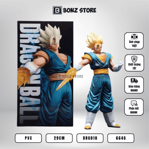 Mô hình Dragon Ball – Mô hình Vegito cầm kiếm ánh sáng chiến đấu 29cm – Figure PVC DRG010