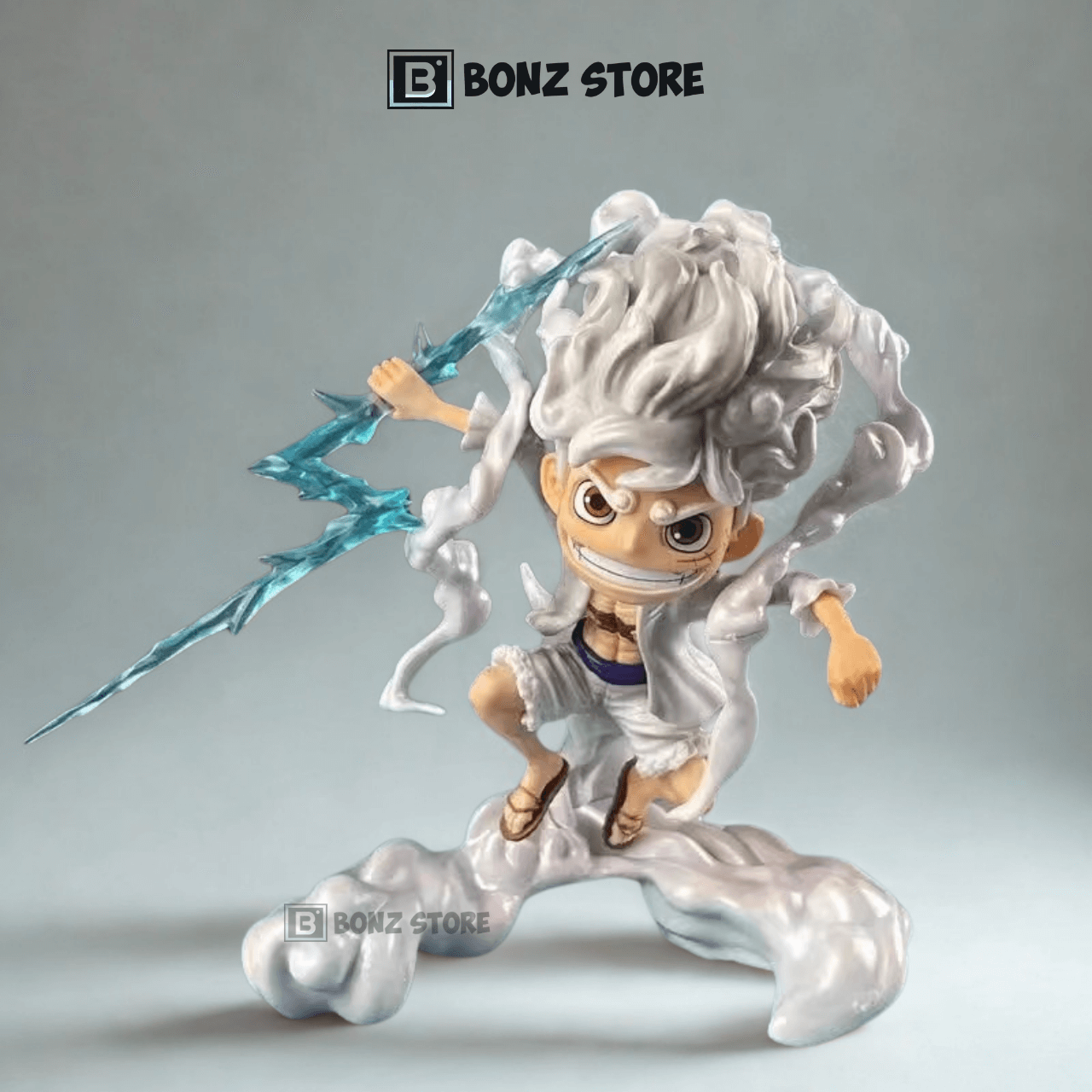 Mô Hình Luffy Gear 5 Phiên Bản Sét – Siêu Chi Tiết Cao 18cm OPC030 4