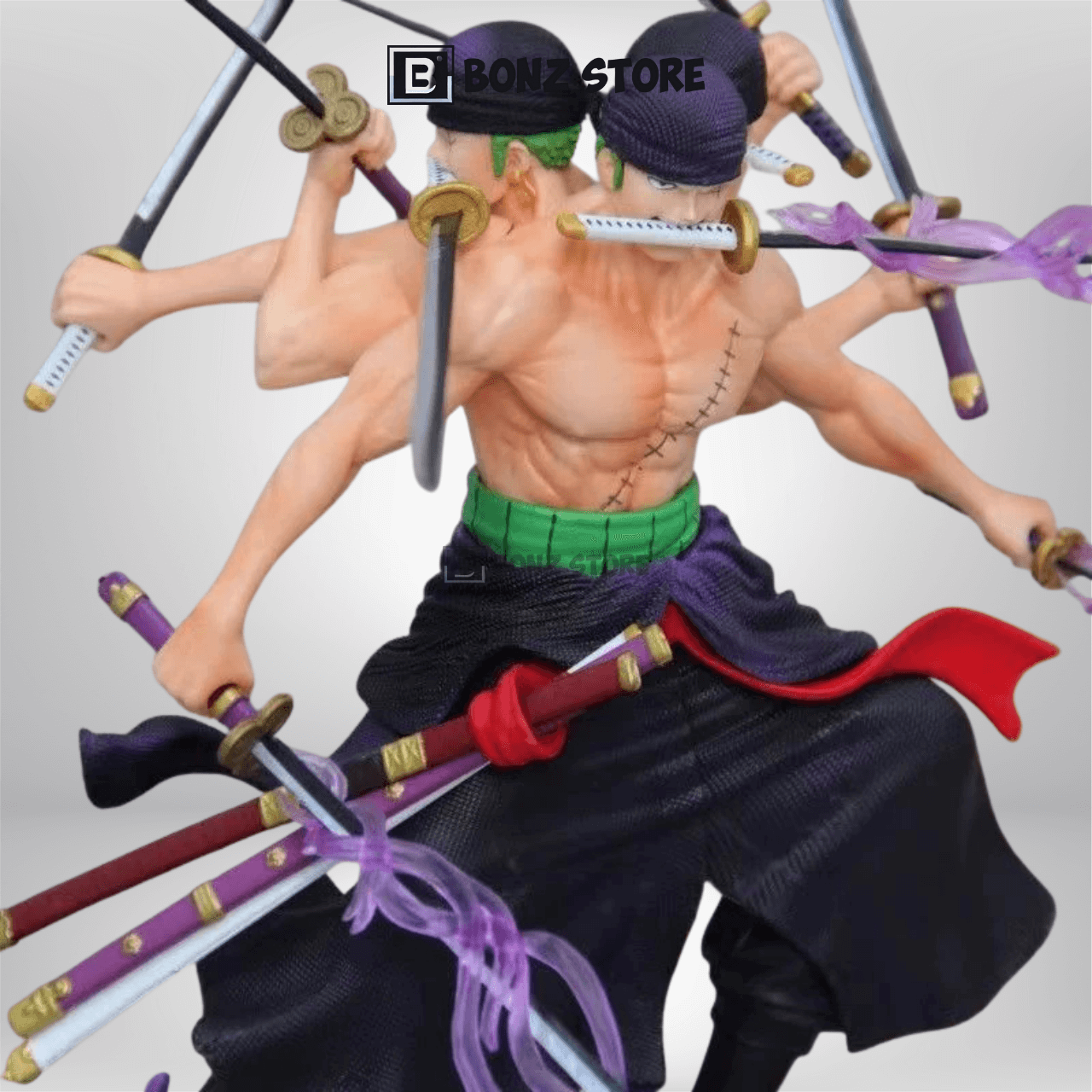 Mô hình One Piece - Mô hình Zoro Asura Cửu Đao Lưu Enma chiến đấu 30cm – Figure PVC OPC012 -1