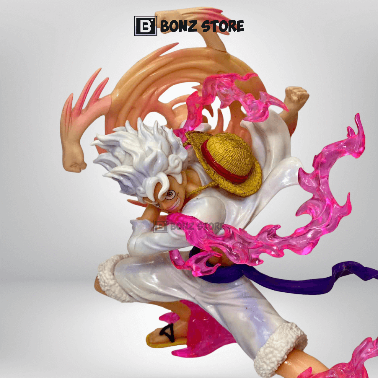 Mô hình One Piece – Mô hình Nika Luffy vung tay chiến đấu 19cm (phiên bản xoay được) – Figure PVC OPC013 -4