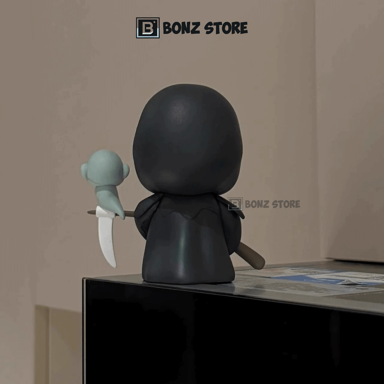 Mô Hình Shin Cậu Bé Bút Chì Cosplay Thần Chết Cầm Lưỡi Hái 8cm - Figure PVC SHINO26 3