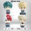 Mô Hình Chibi My Hero Academia Bakugo Toga Shoto Deku Figure Học Viện Siêu Anh Hùng cao 10cm MHA003
