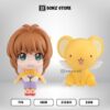 Mô hình Cardcaptor Sakura Thủ Lĩnh Thẻ Bài Nhân Vật Sakura và Kero Loopkup Dáng Ngồi 10cm - Figure PVC CCS001